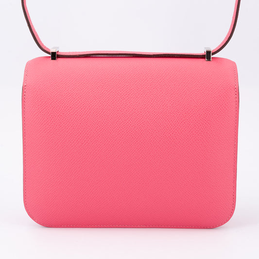 HERMÈS Constance Mini 19 Rose Azalee