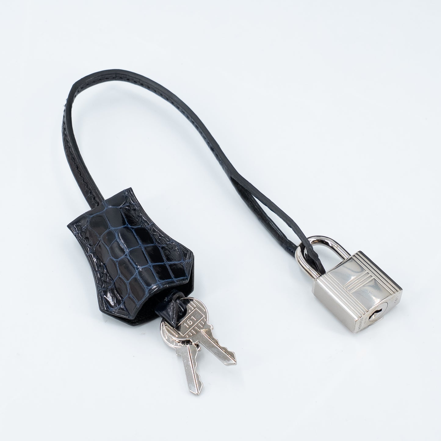 愛馬仕 Birkin 30 Touch 藍色海洋黑色亮面尼羅鱷魚皮