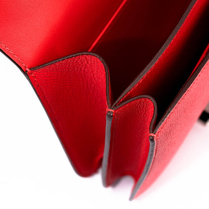 HERMÈS Constance Mini 19 Rouge Tomate