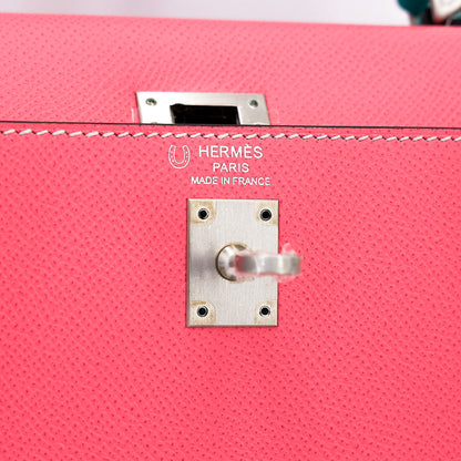 愛馬仕特別訂製 Kelly 25 Sellier HSS 玫瑰杜鵑