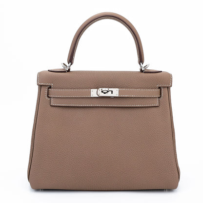 愛馬仕 Kelly 25 灰褐色