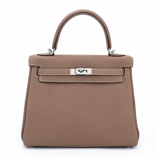 愛馬仕 Kelly 25 灰褐色