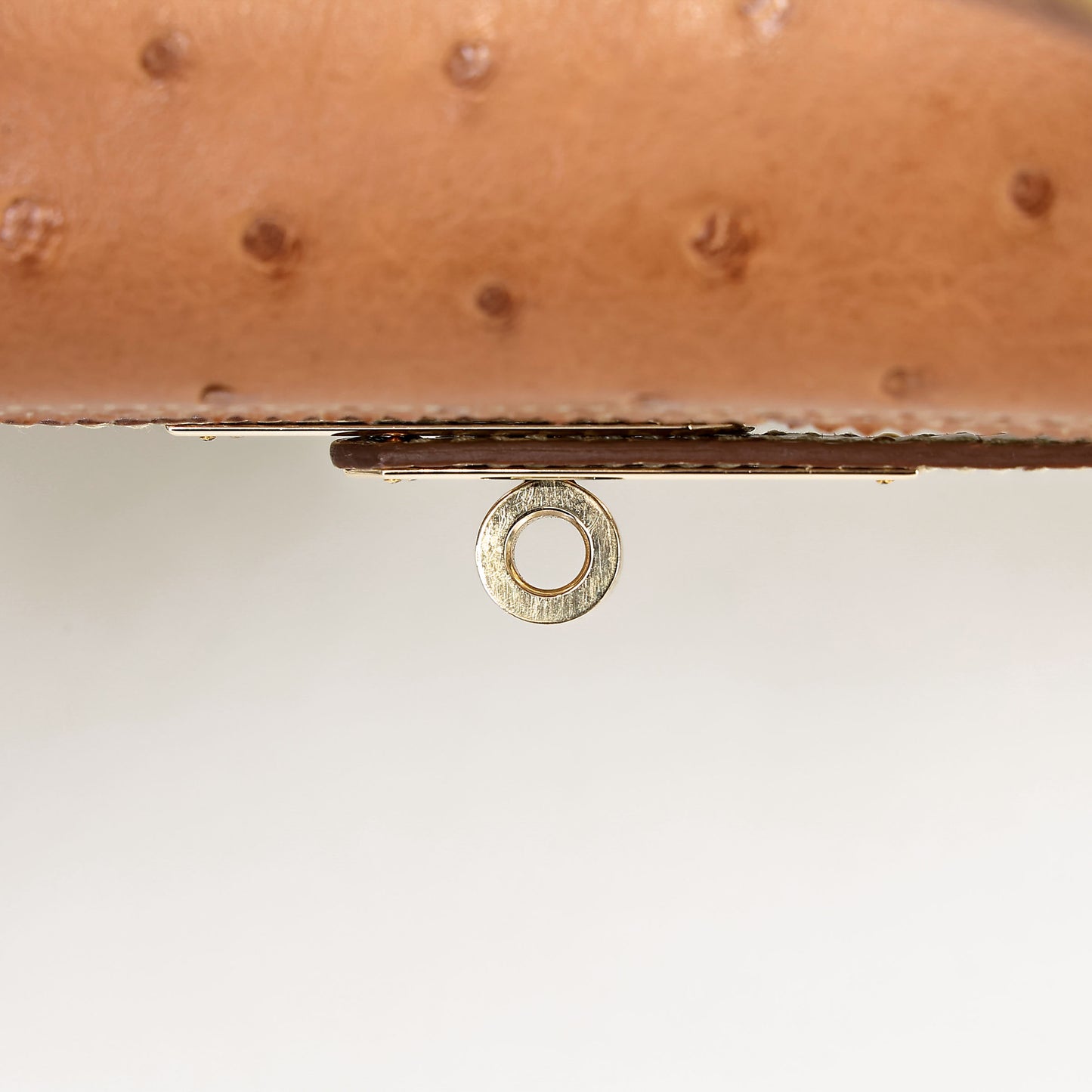 愛馬仕 Kelly Ghillies 32 Ficelle Beton Marron Glace 啞光鱷魚皮鴕鳥蜥蜴皮