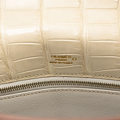 愛馬仕 Kelly Ghillies 32 Ficelle Beton Marron Glace 啞光鱷魚皮鴕鳥蜥蜴皮