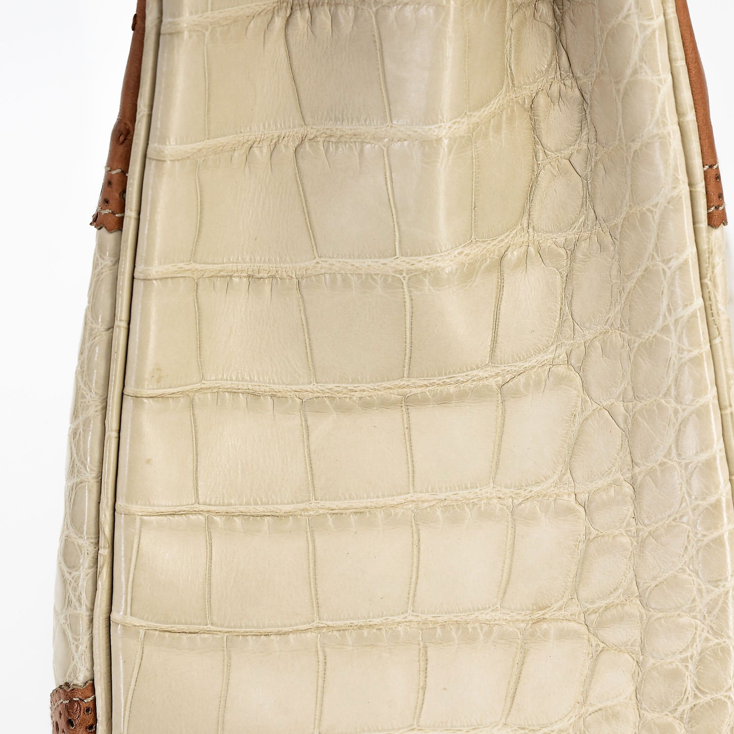 愛馬仕 Kelly Ghillies 32 Ficelle Beton Marron Glace 啞光鱷魚皮鴕鳥蜥蜴皮