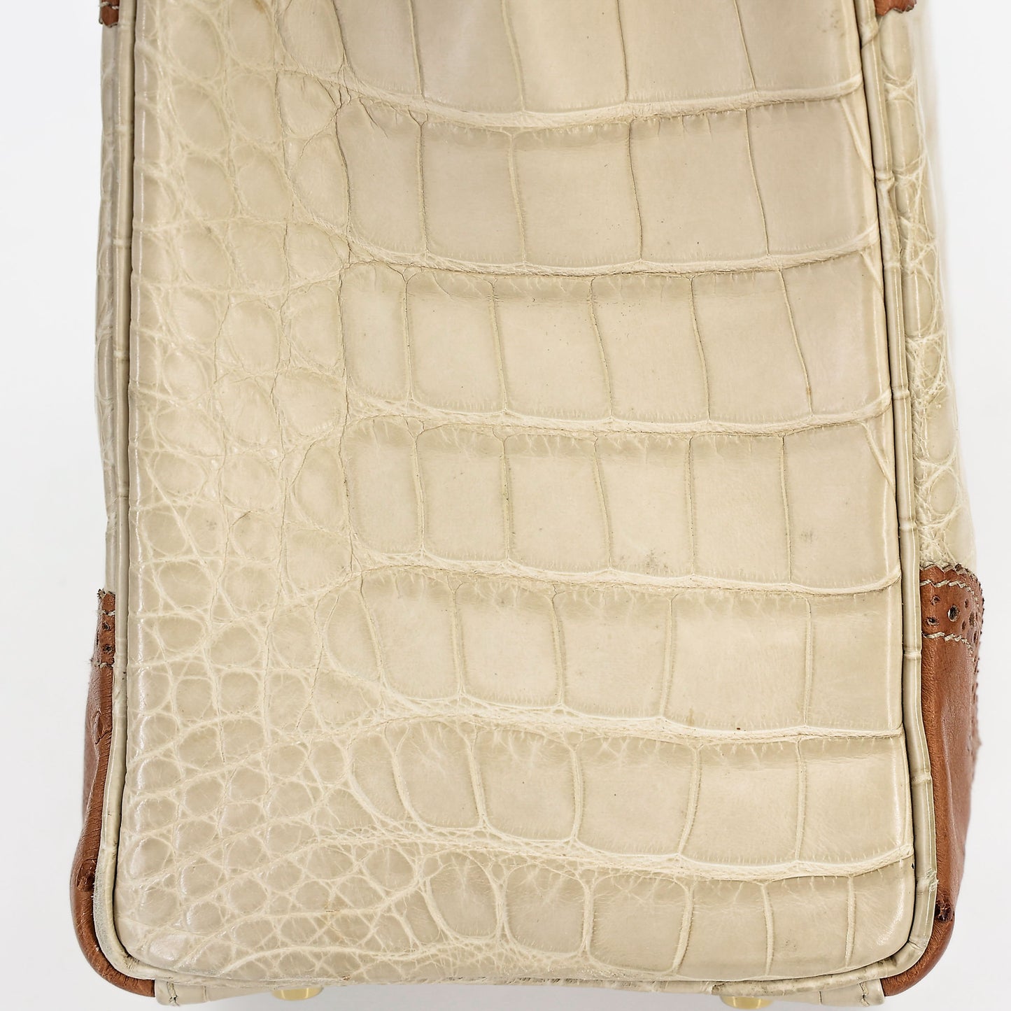 愛馬仕 Kelly Ghillies 32 Ficelle Beton Marron Glace 啞光鱷魚皮鴕鳥蜥蜴皮