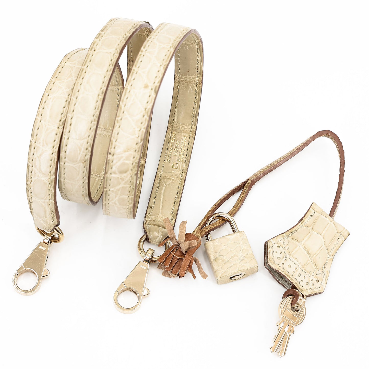 愛馬仕 Kelly Ghillies 32 Ficelle Beton Marron Glace 啞光鱷魚皮鴕鳥蜥蜴皮