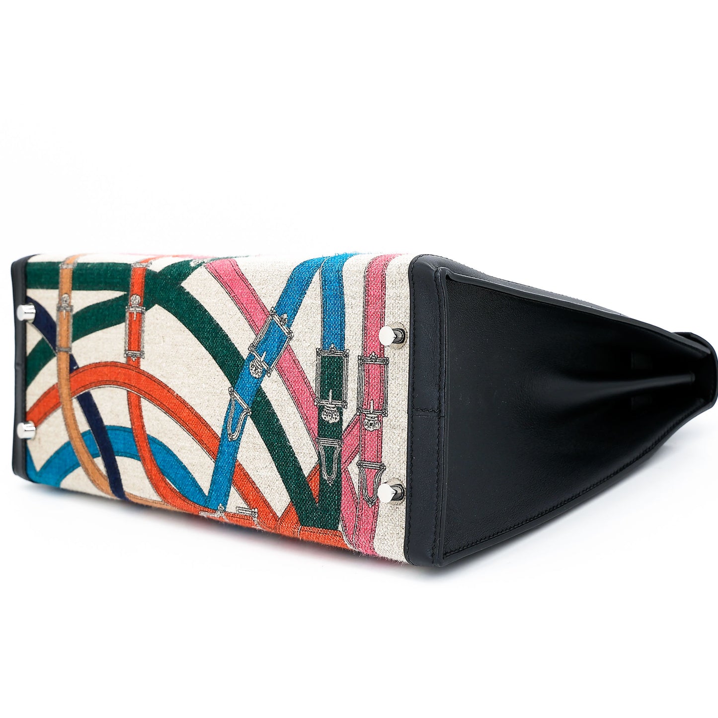HERMÈS Kelly 32 Cavalcadour Toile de Camp