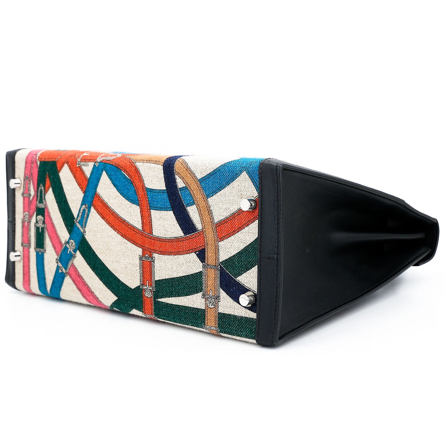 HERMÈS Kelly 32 Cavalcadour Toile de Camp