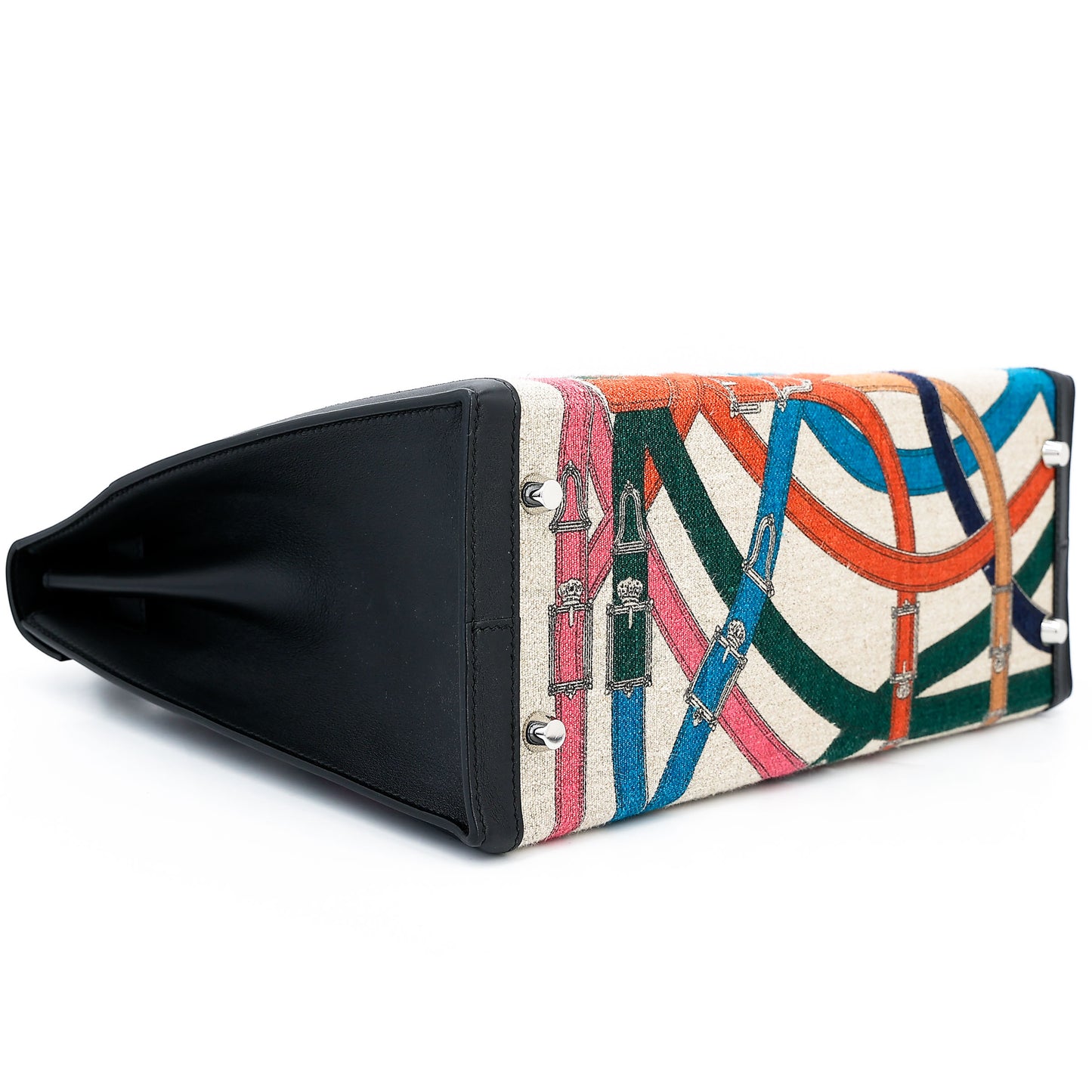 HERMÈS Kelly 32 Cavalcadour Toile de Camp