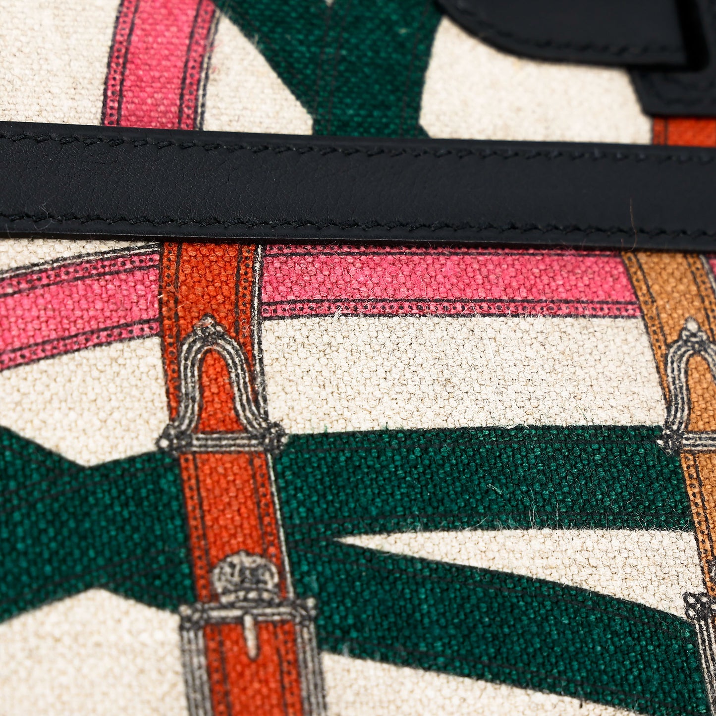 愛馬仕限量版 Kelly 32 Cavalcadour Toile de Camp