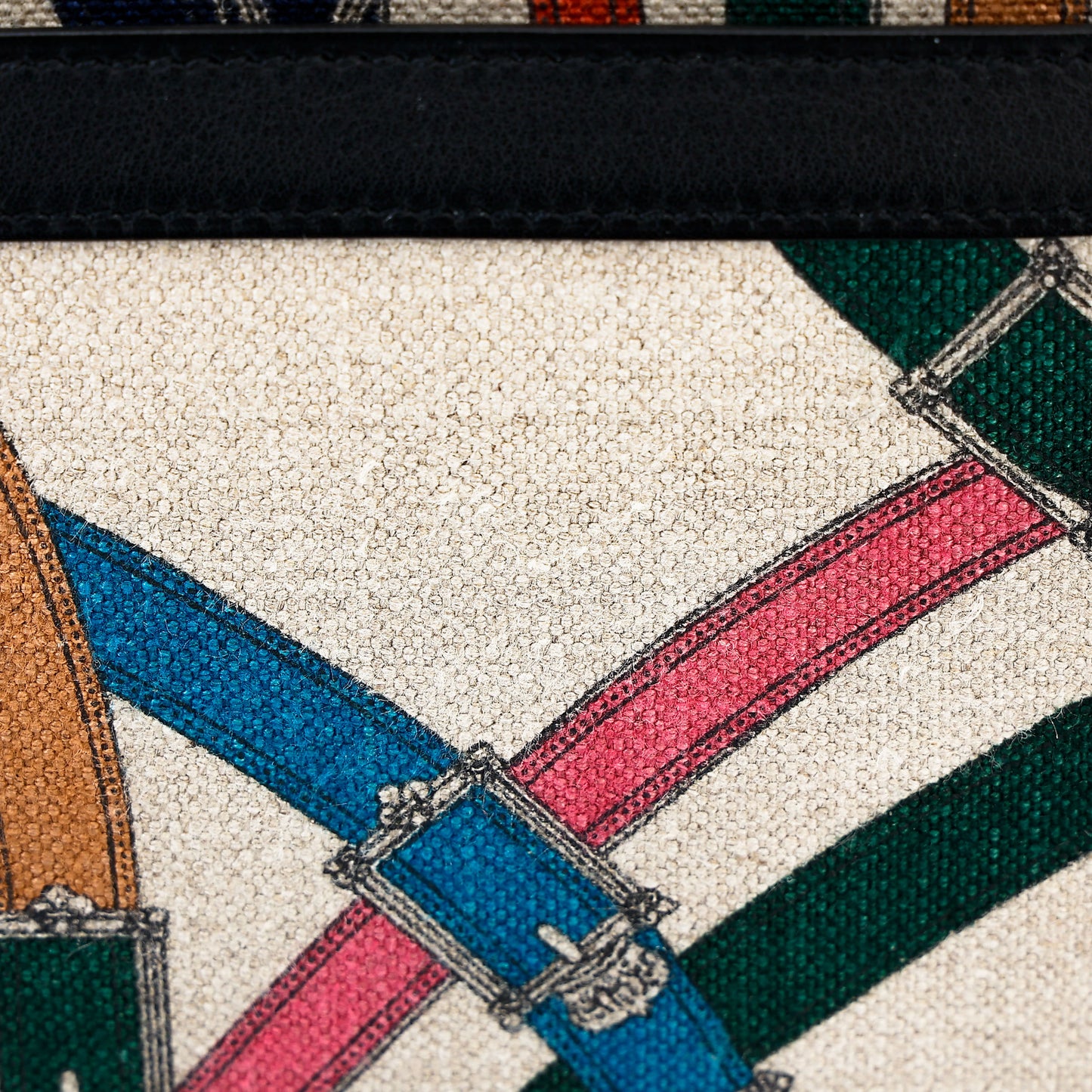 愛馬仕限量版 Kelly 32 Cavalcadour Toile de Camp