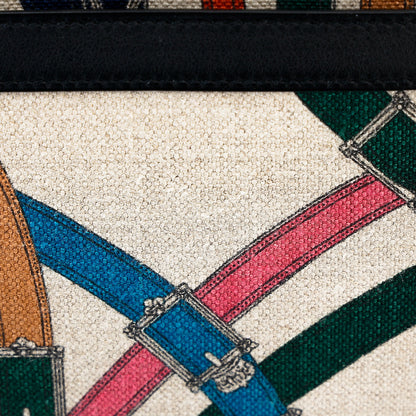 愛馬仕限量版 Kelly 32 Cavalcadour Toile de Camp