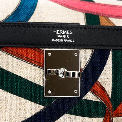 愛馬仕限量版 Kelly 32 Cavalcadour Toile de Camp