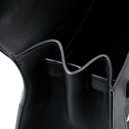 愛馬仕限量版 Kelly 32 Cavalcadour Toile de Camp