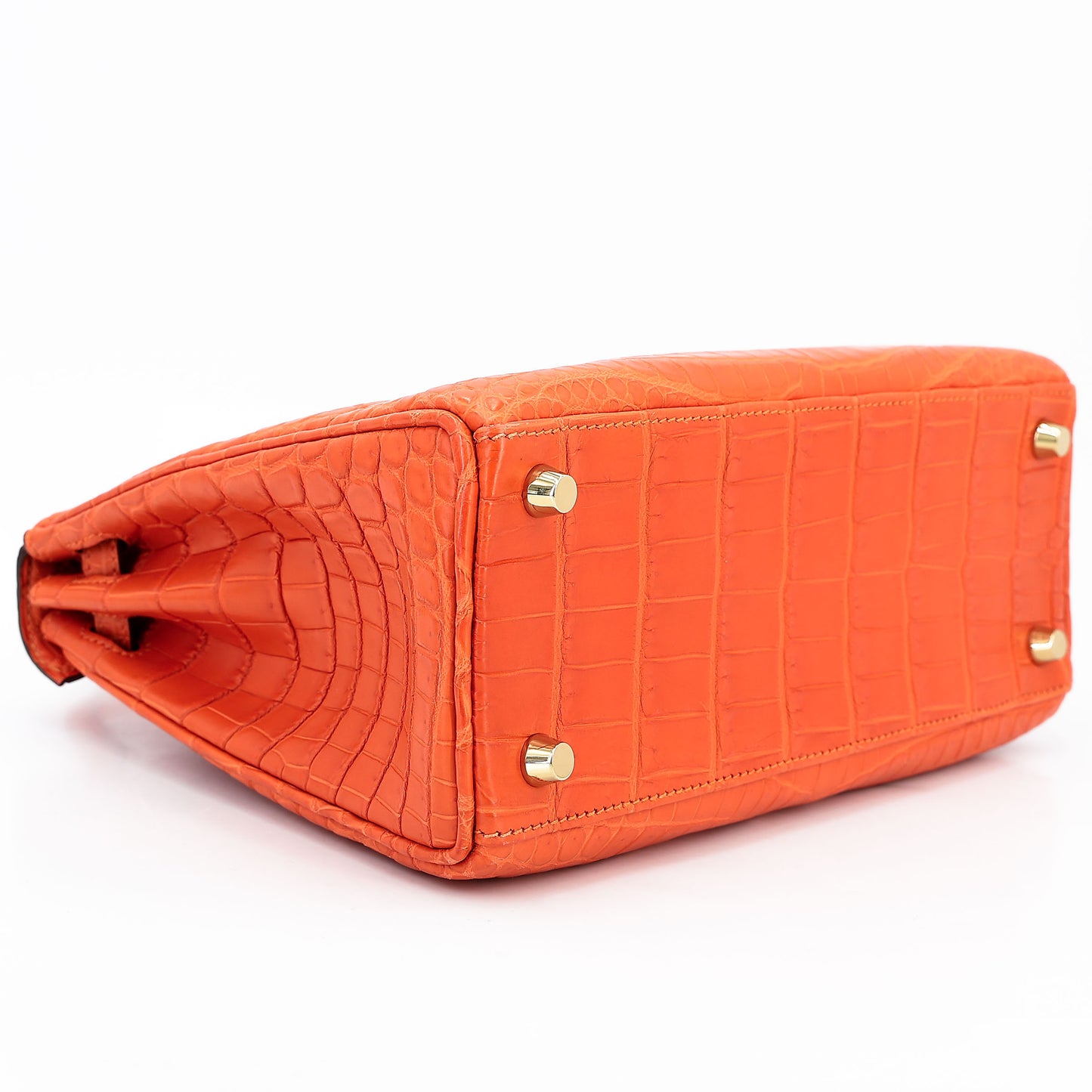 愛馬仕 Kelly 25 Feu Matte Alligator 