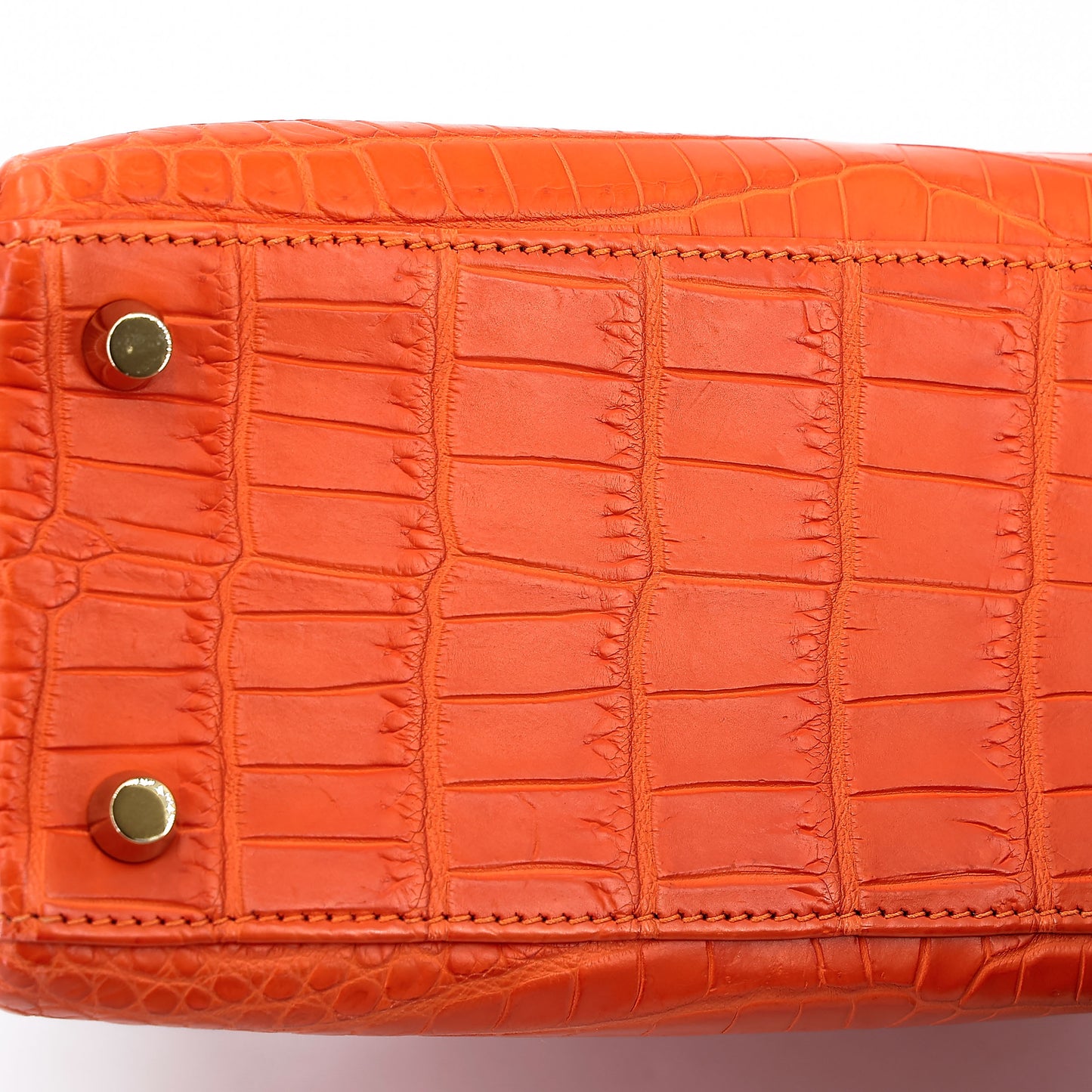 愛馬仕 Kelly 25 Feu Matte Alligator 