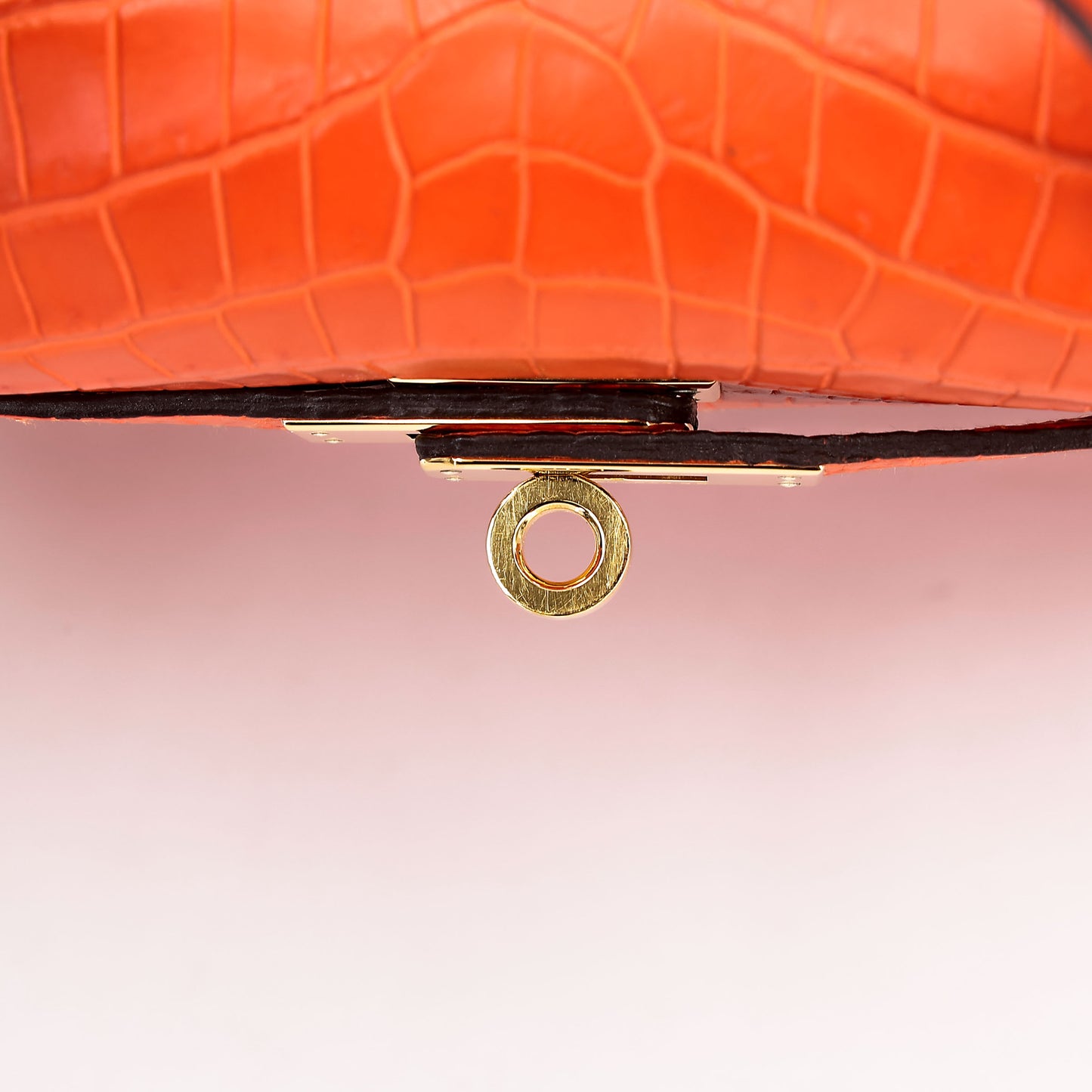 愛馬仕 Kelly 25 Feu Matte Alligator 