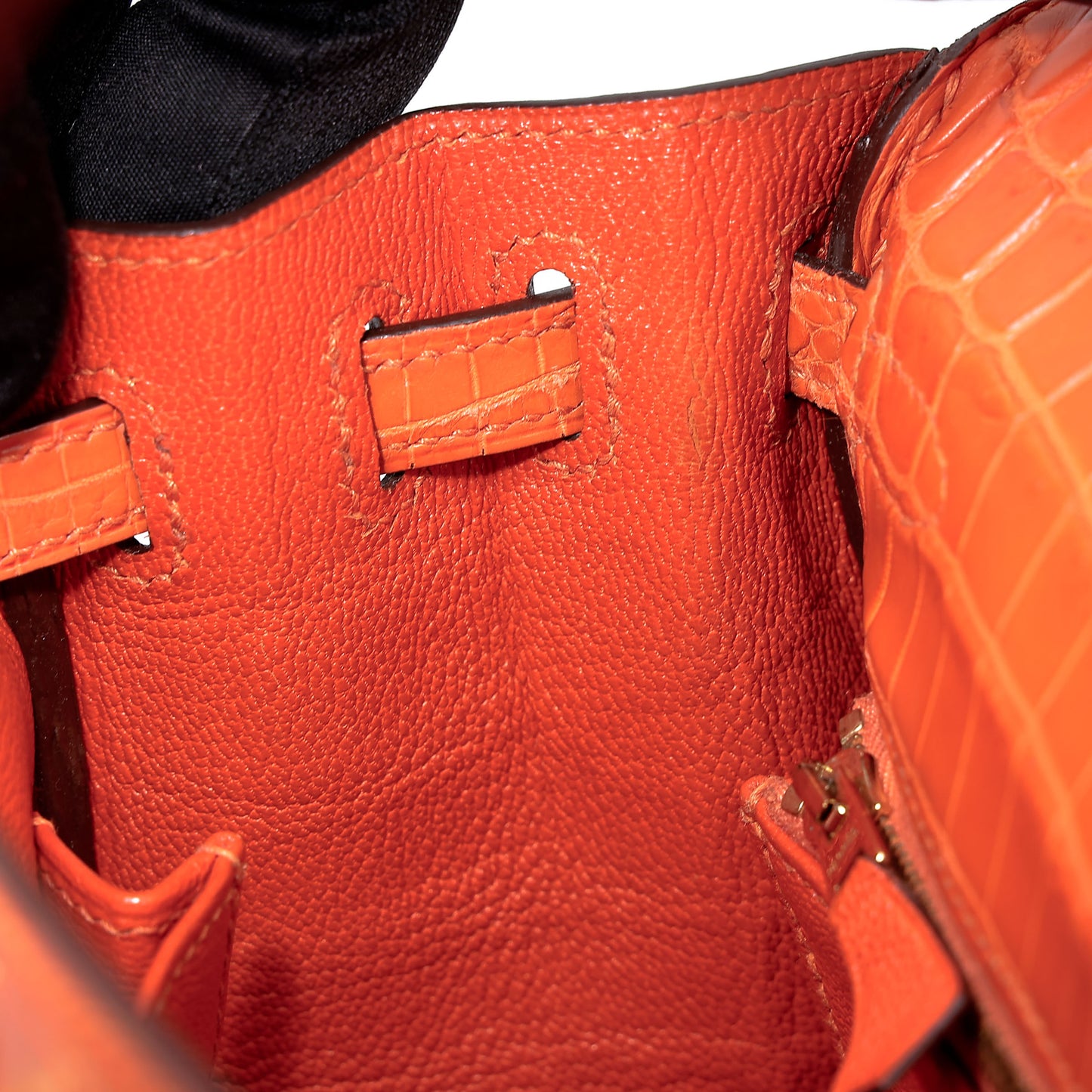 愛馬仕 Kelly 25 Feu Matte Alligator 