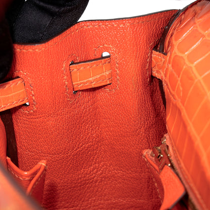 愛馬仕 Kelly 25 Feu Matte Alligator 