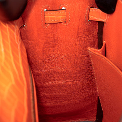 愛馬仕 Kelly 25 Feu Matte Alligator 