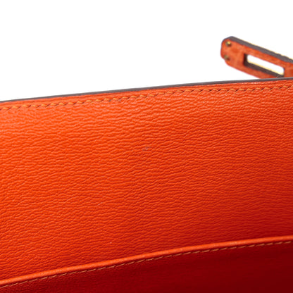 愛馬仕 Kelly 25 Feu Matte Alligator 