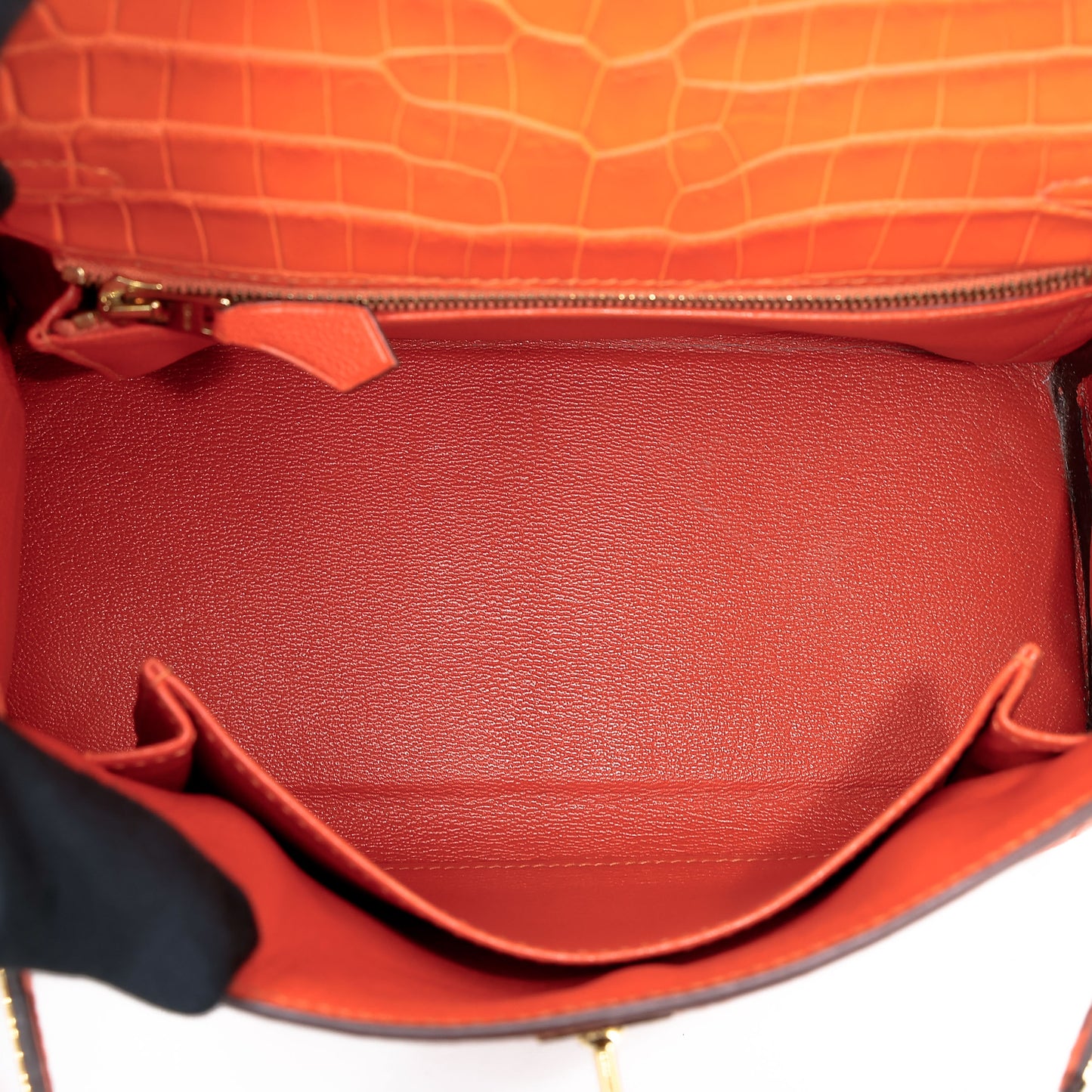 愛馬仕 Kelly 25 Feu Matte Alligator 