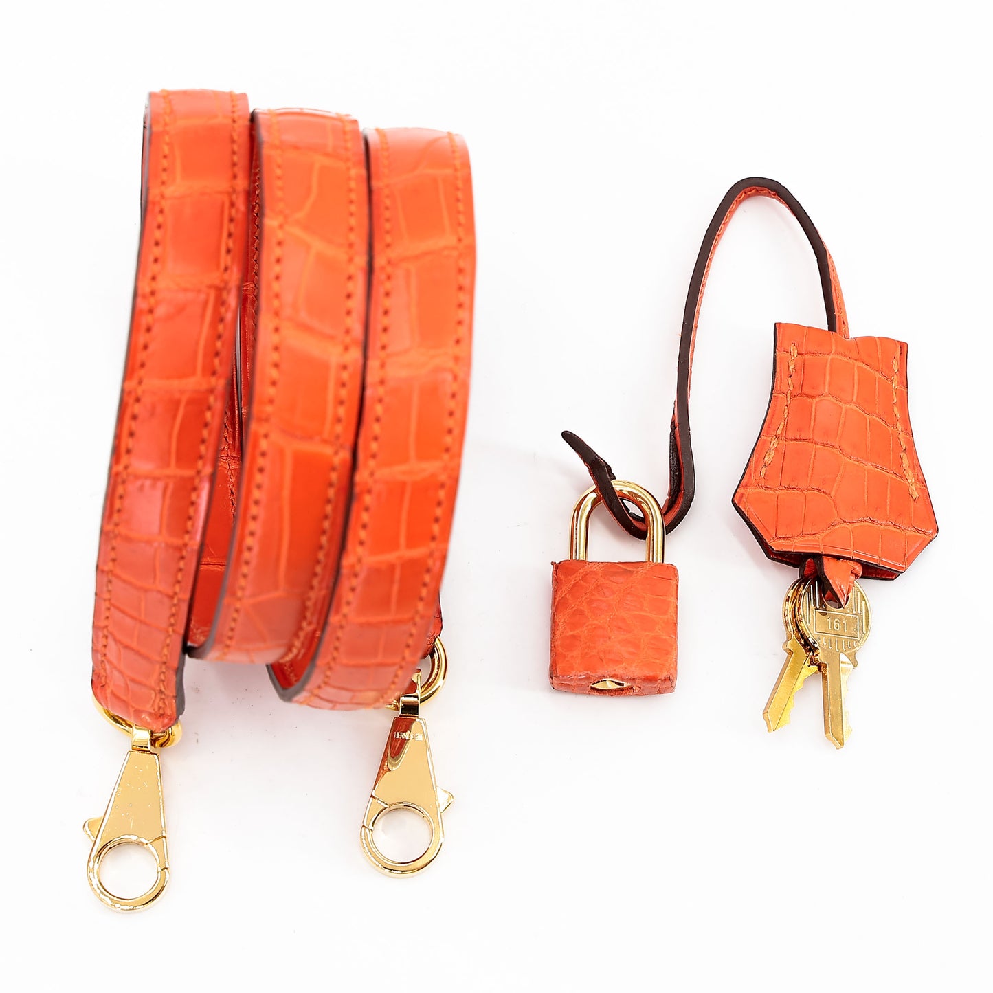 愛馬仕 Kelly 25 Feu Matte Alligator 