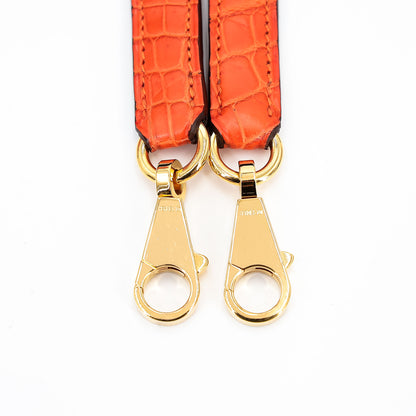 愛馬仕 Kelly 25 Feu Matte Alligator 