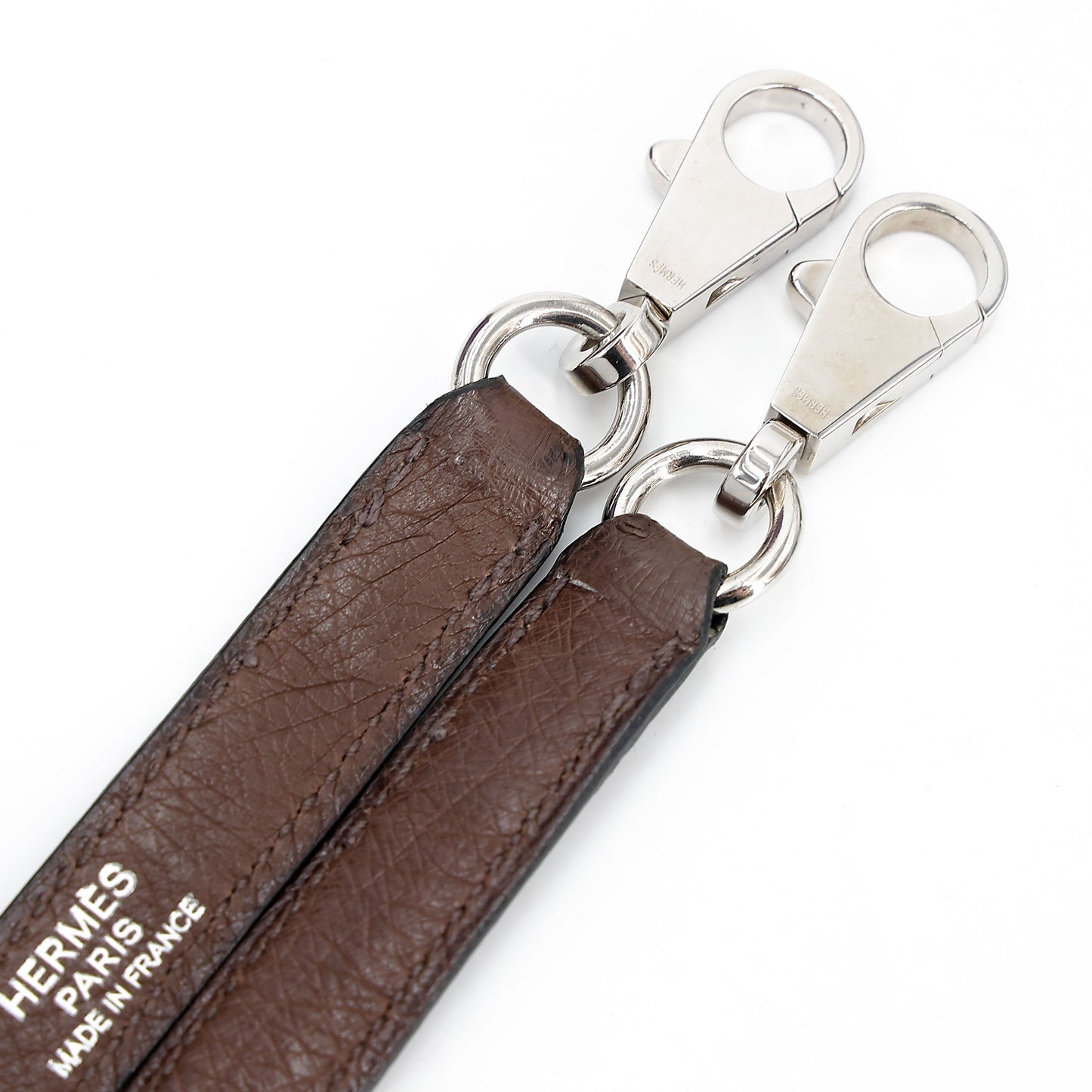 愛馬仕 Kelly Ghillies 32 Marron Fonce Bleu de Malte 紫羅蘭色鴕鳥皮