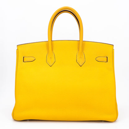 愛馬仕 Birkin 35 金黃色