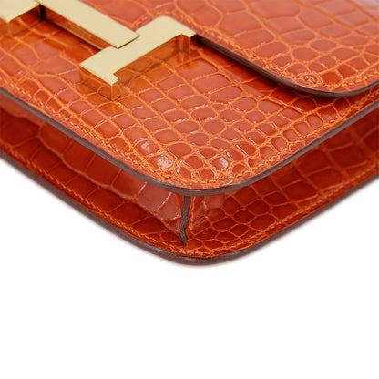 愛馬仕 Micro Constance 橘色