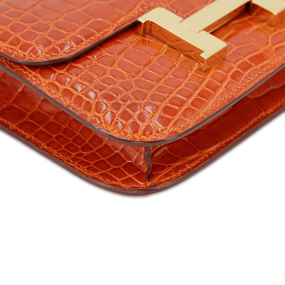 愛馬仕 Micro Constance 橘色