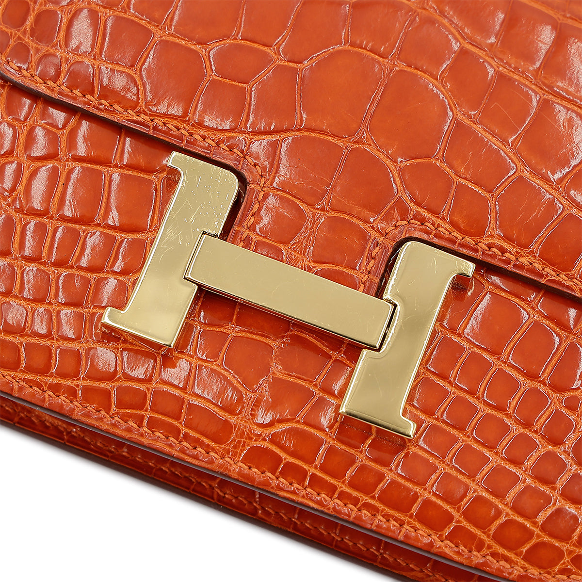 愛馬仕 Micro Constance 橘色