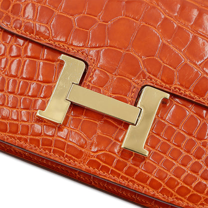 愛馬仕 Micro Constance 橘色