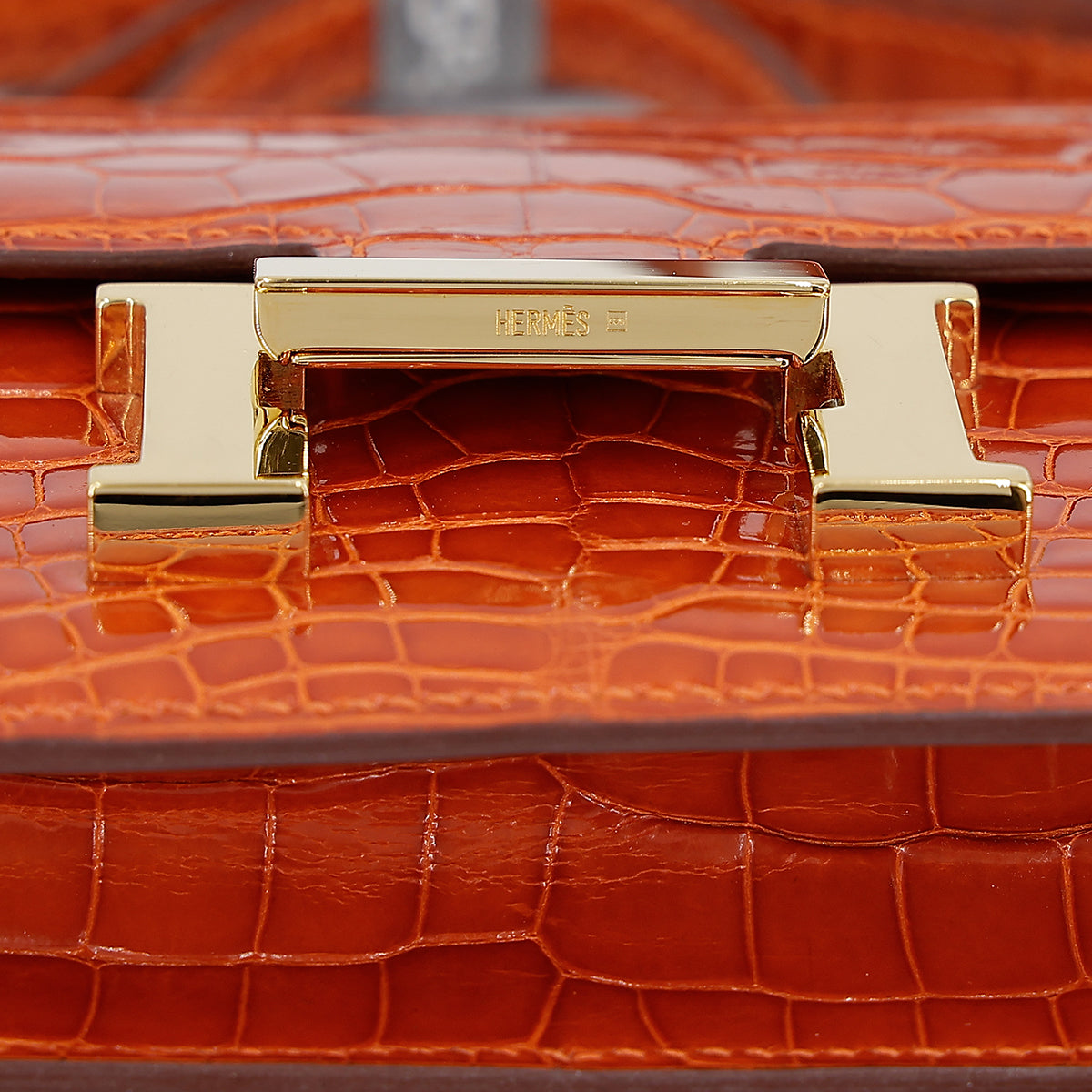 愛馬仕 Micro Constance 橘色