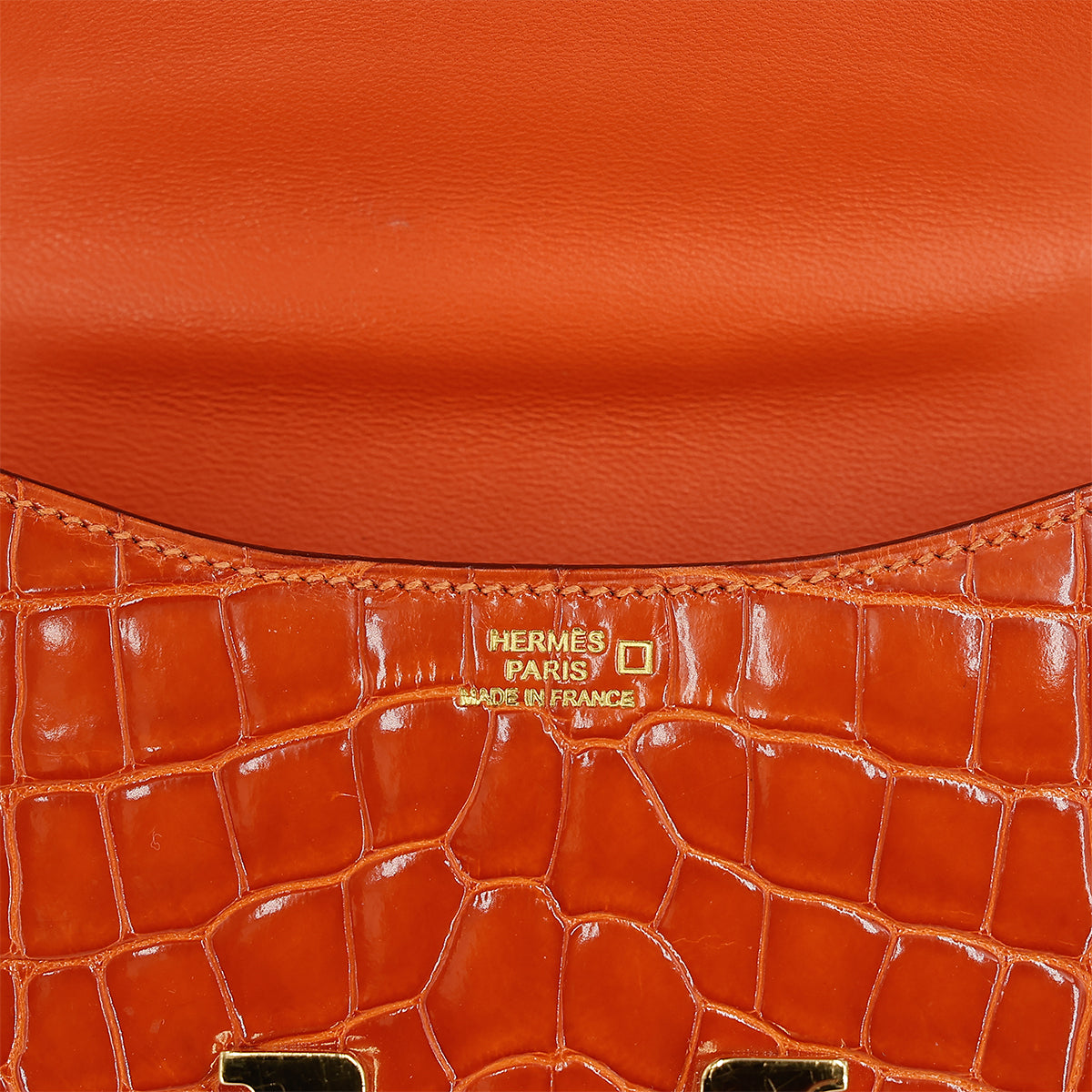 愛馬仕 Micro Constance 橘色