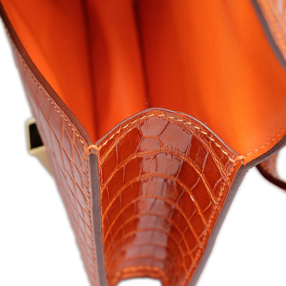 愛馬仕 Micro Constance 橘色
