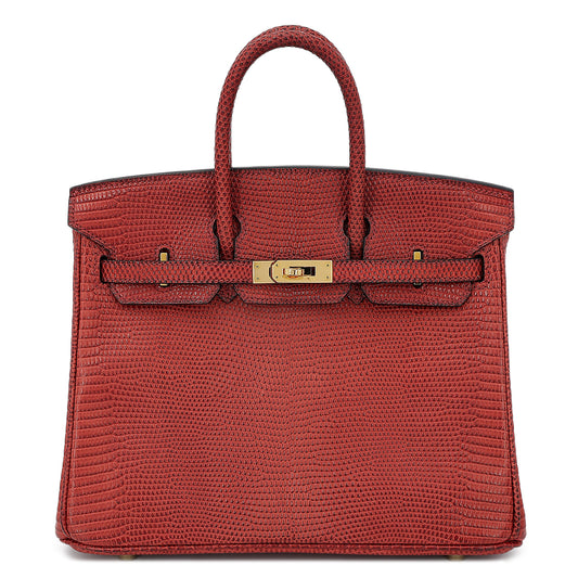 HERMÈS Birkin 25 Rouge H