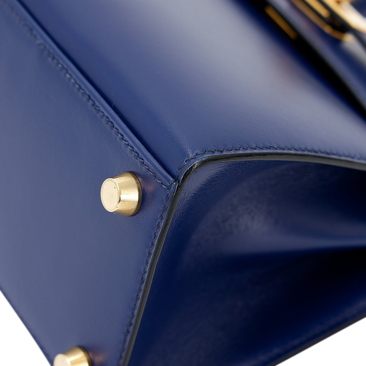 愛馬仕復古迷你凱莉包 20 藍寶石色