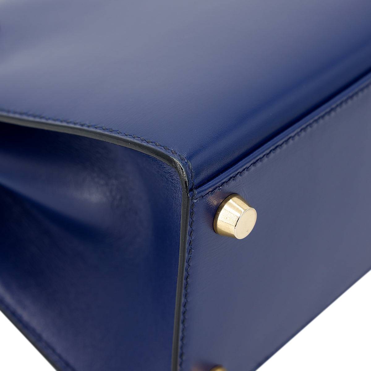 愛馬仕復古迷你凱莉包 20 藍寶石色