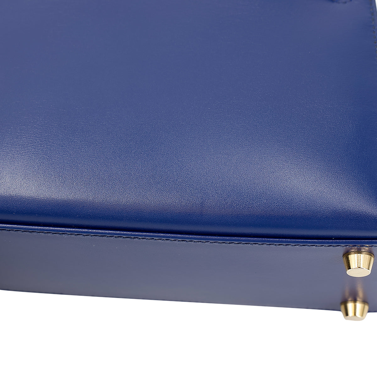 愛馬仕復古迷你凱莉包 20 藍寶石色