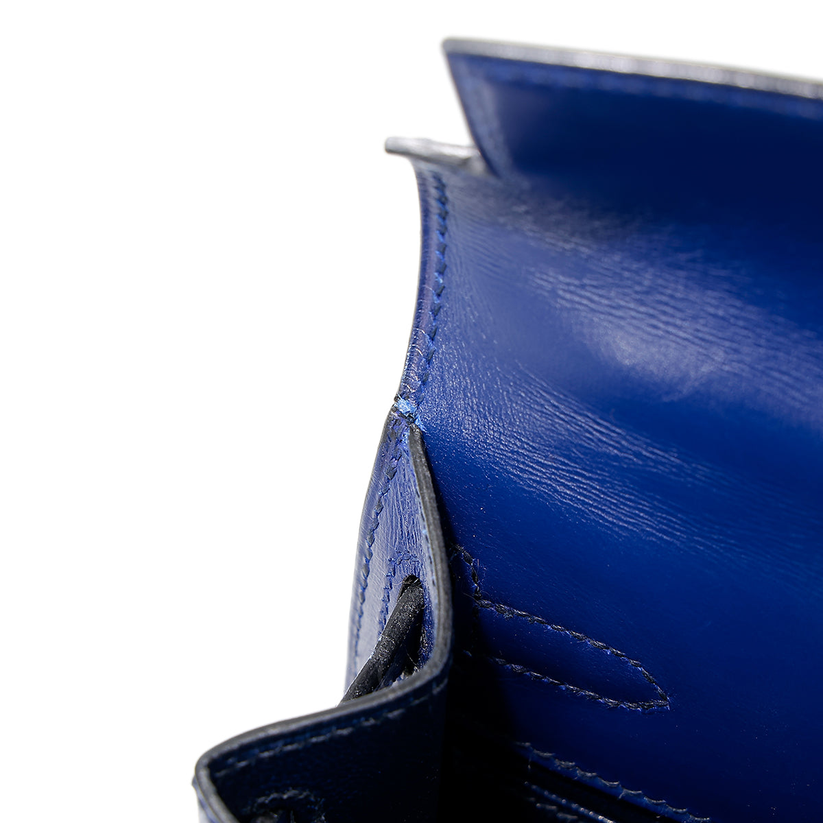 愛馬仕復古迷你凱莉包 20 藍寶石色