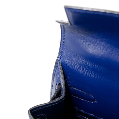 愛馬仕復古迷你凱莉包 20 藍寶石色