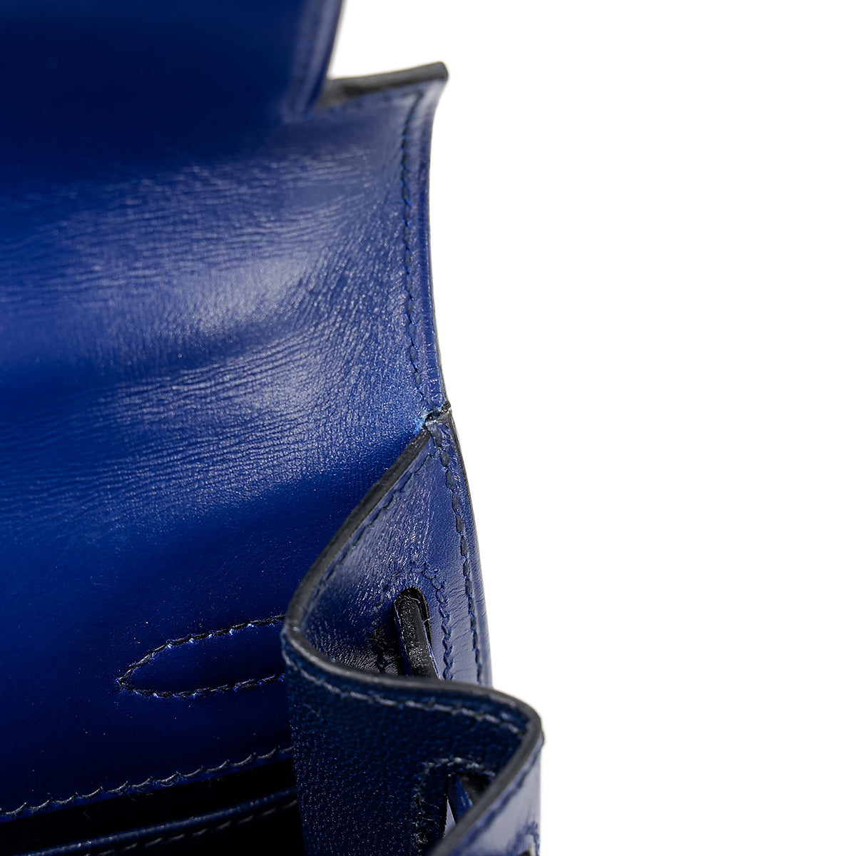 愛馬仕復古迷你凱莉包 20 藍寶石色