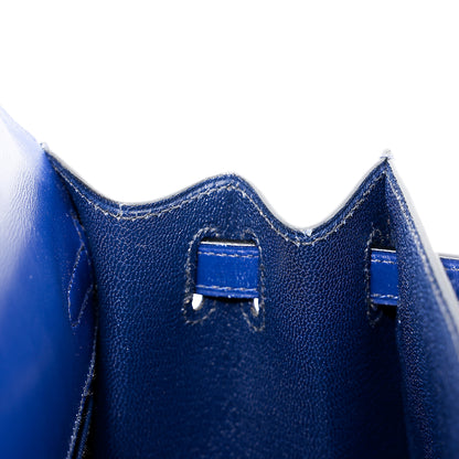 愛馬仕復古迷你凱莉包 20 藍寶石色