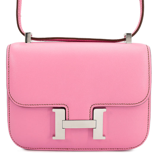 愛馬仕 Micro Constance 粉紅色