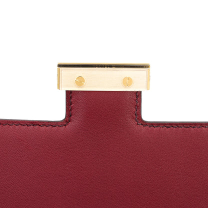 愛馬仕 Constance Mini 勃根地紅 Moyen 鱷魚皮