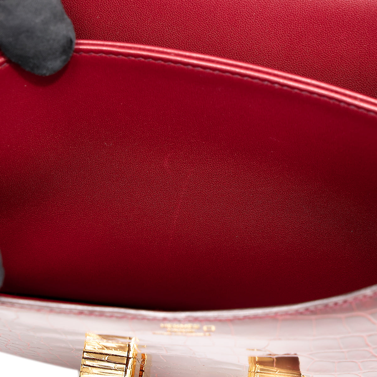 愛馬仕 Constance Mini 勃根地紅 Moyen 鱷魚皮