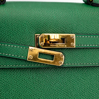 HERMÈS Mini Kelly 20 Green